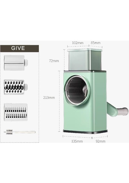 Stil 1 5 Parçalı Set Manuel Sebze Kesici Dilimleyici Parçalayıcı Rende Sebzeler Için Havuç Patates Dilimleyici Mutfak Aksesuarları Alet Mutfak Eşyaları (Yurt Dışından)