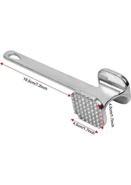 Büyük Et Yumuşatıcı Çekiç Iki Taraflı Gevşek Tenderizerler Taşınabilir Biftek Domuz Eti Araçları Verimlilik Iyileştirme Kullanımı Kolay Et Çekiç (Yurt Dışından)