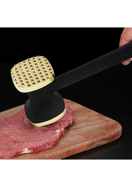 Beyaz Et Yumuşatıcı Aracı Çift Taraflı Mutfak Biftek Çekiç Çekiç Konfor Kavrama Kolu ile Sağlam Et Çekiç Ezici Ihale Için (Yurt Dışından) fiyatları