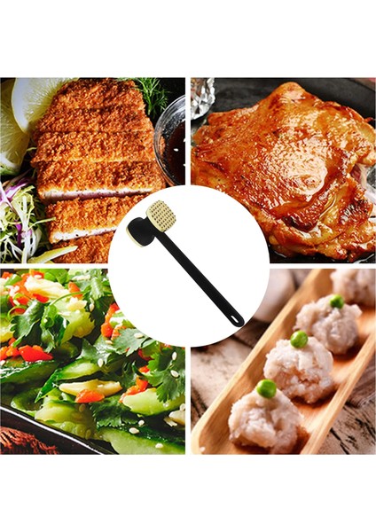 Beyaz Et Yumuşatıcı Aracı Çift Taraflı Mutfak Biftek Çekiç Çekiç Konfor Kavrama Kolu ile Sağlam Et Çekiç Ezici Ihale Için (Yurt Dışından) fırsatları