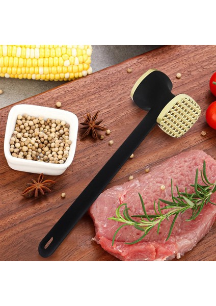 Beyaz Et Yumuşatıcı Aracı Çift Taraflı Mutfak Biftek Çekiç Çekiç Konfor Kavrama Kolu ile Sağlam Et Çekiç Ezici Ihale Için (Yurt Dışından) indirimleri