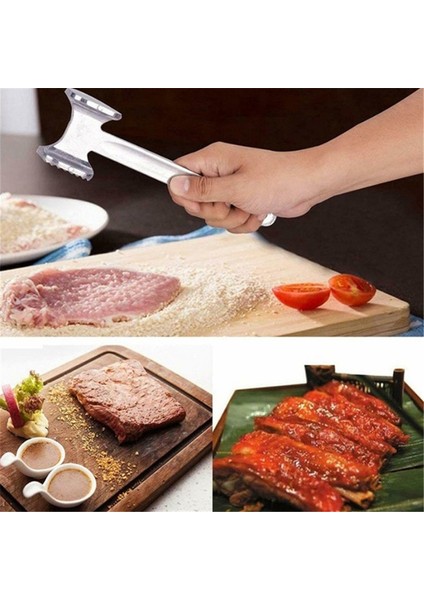 L Et Yumuşatıcı Çekiç Ev Paslanmaz Çelik Biftek Metal Çekiç Mutfak Aracı Ağır Hizmet Tipi Dayanıklı Çift Taraflı Yumuşatıcı (Yurt Dışından) fiyatları