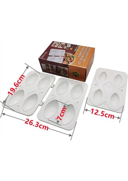 4 Delik 9 Delik Manuel Içli Köfte Ekspres Köfte Makinesi Köfte Kalıp 5 cm 7 cm Basın Patty Etli Turta Kıyma Işlemci Mutfak Gereçleri (Yurt Dışından)