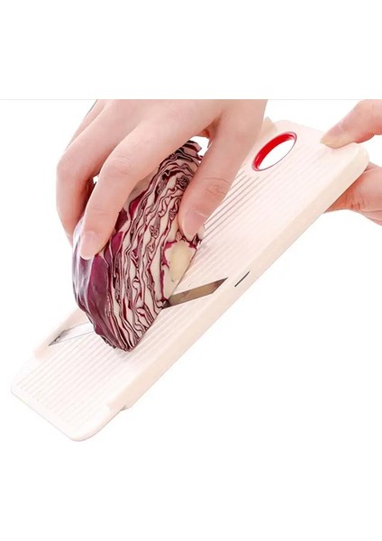 Sebze Dilimleyici Sebze Dilimleme Taşınabilir Paslanmaz Çelik Parçalayıcı Meyve Sebze Çok Amaçlı El Kesici Mutfak Aracı Aksesuarları (Yurt Dışından) fiyatları