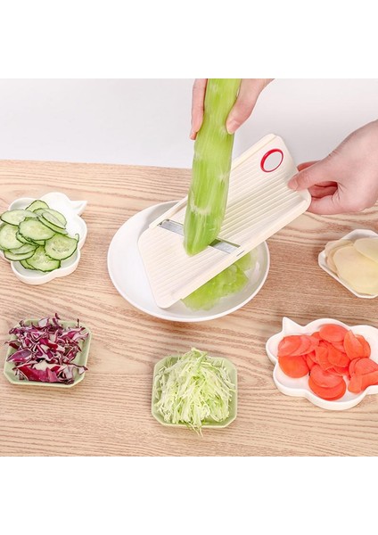 Sebze Dilimleyici Sebze Dilimleme Taşınabilir Paslanmaz Çelik Parçalayıcı Meyve Sebze Çok Amaçlı El Kesici Mutfak Aracı Aksesuarları (Yurt Dışından) modelleri