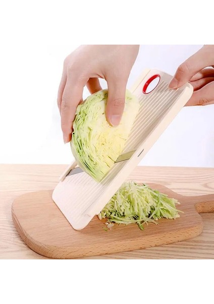 Sebze Dilimleyici Sebze Dilimleme Taşınabilir Paslanmaz Çelik Parçalayıcı Meyve Sebze Çok Amaçlı El Kesici Mutfak Aracı Aksesuarları (Yurt Dışından) fırsatları