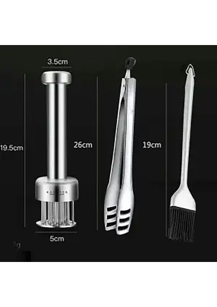 Gevşek Et Iğnesi C Houyup 304 Paslanmaz Çelik Gevşek Et Iğnesi Hızlı Ekleme Sığır Eseri Gevşek Et Çekiç Biftek Mutfak Aracı Cookichen Aracı (Yurt Dışından)