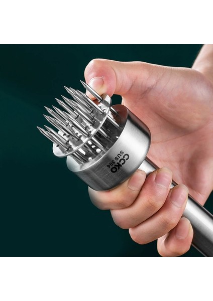 Gevşek Et Iğnesi C Houyup 304 Paslanmaz Çelik Gevşek Et Iğnesi Hızlı Ekleme Sığır Eseri Gevşek Et Çekiç Biftek Mutfak Aracı Cookichen Aracı (Yurt Dışından)