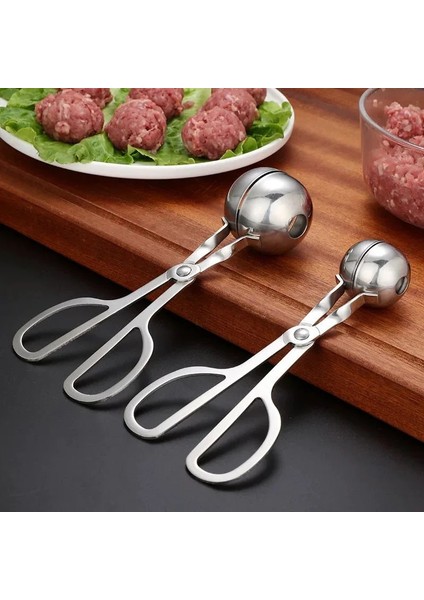Büyük-4.8 cm 2 Adet 2/1 Adet Paslanmaz Çelik Köfte Makinesi Mutfak Uygun Doldurulmuş Köfte Klip Yapımcıları Araçları Dıy Balık Eti Pirinç Topu Yapma Kalıp (Yurt Dışından)