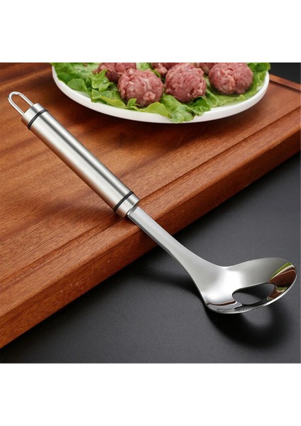 YS-6049-D 1 Adet Yapışmaz Yaratıcı Et Makinesi Kaşık Et Eliptik Sızıntı Deliği Et Kalıp Mutfak Eşyası Gadget Et Aracı (Yurt Dışından)