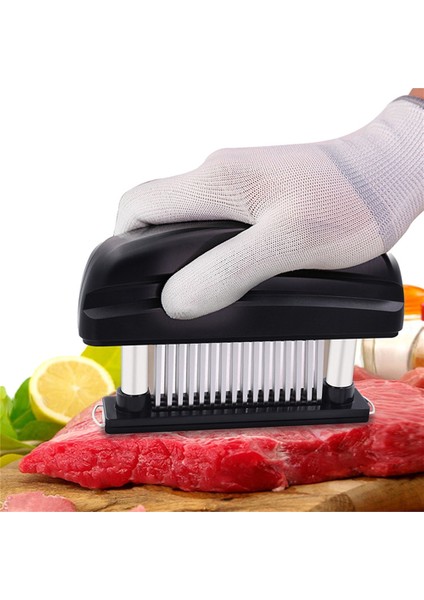 Beyaz Pounder Tenderizer Tenderizer Mallet Et Biftek Iğne Bıçağı Pişirme Bıçakları 48 Et Sığır Aletleri Çelik Paslanmaz Et Çekiç (Yurt Dışından) modelleri