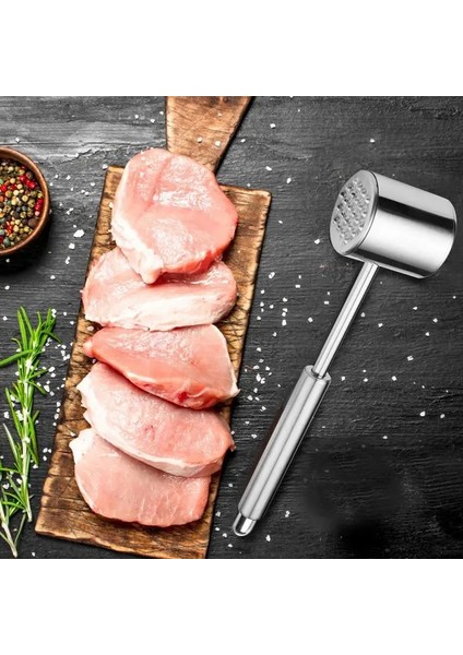 Et Çekiç Et Çırpıcı Çok Fonksiyonlu Yüksek Sertlik Et Çekiç Yumuşatıcılar Taşınabilir Biftek Domuz Araçları Kabuklu Biftek Sığır Eti Için Mutfak Malzemeleri (Yurt Dışından) indirimleri