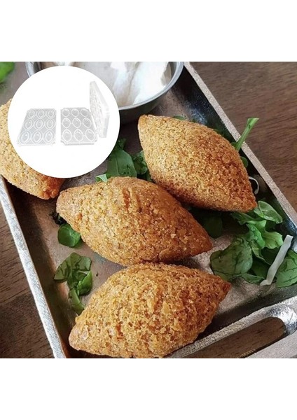 4 Izgaralar Mutfak Köfte Makinesi Manuel Köfte Kalıp Makinesi Mutfak Aletleri Doldurulmuş Köfte Içli Köfte Yapımcısı Işlemci Rulo Kek Tatlı Dekor (Yurt Dışından)