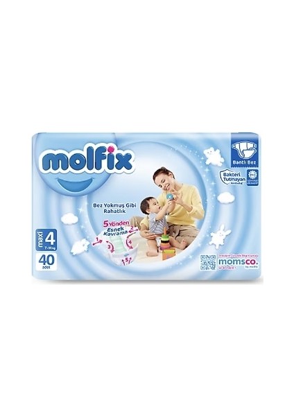 4 Numara Maxi 40'lı Bebek Bezi