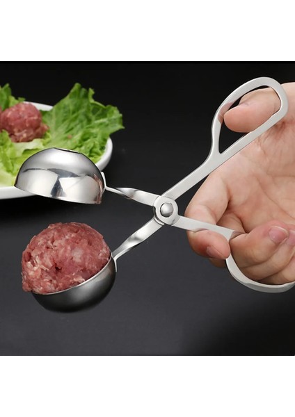 S 304 Paslanmaz Çelik Köfte Kalıp Çok Fonksiyonlu Köfte Makinesi Dondurma Topu Kroket Kalıp Mutfak Et Araçları Aksesuarları (Yurt Dışından)