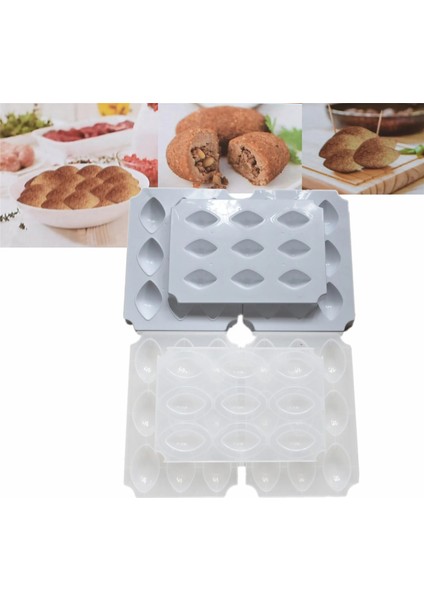 Beyaz B Yenı 9 Delik Manuel Içli Köfte Makinesi Köfte Kalıp Basın Kıyma Işlemci Kek Tatlılar Pasta Mutfak Gereçleri (Yurt Dışından) modelleri