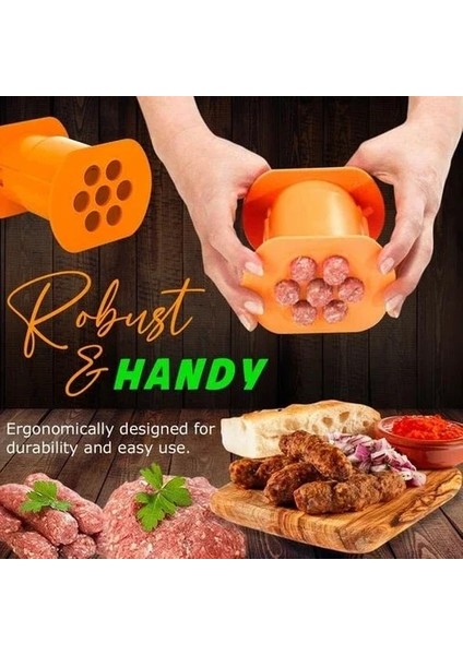 Turuncu Alüminyum Taşlama Makinesi Et Sosis Hot Dog El Kumandalı Sığır Erişte Makarna Kıyma Sosis Makinesi Alet Mutfak Aletleri (Yurt Dışından) modelleri