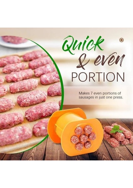 Turuncu Alüminyum Taşlama Makinesi Et Sosis Hot Dog El Kumandalı Sığır Erişte Makarna Kıyma Sosis Makinesi Alet Mutfak Aletleri (Yurt Dışından) fırsatları