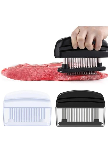 Detay Olarak Siyah M Profesyonel 48 Adet Iğneler Paslanmaz Çelik Et Tenderizer Mutfak Pişirme Araçları Mutfak Için Ihale Et Çekiç Çekiç Et Aracı (Yurt Dışından) modelleri