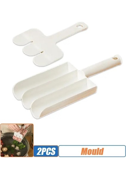 Köfte Yapma Kalıbı Plastik Köfte Yapma Makinesi Seti Mutfak Aletleri ve Aksesuarları Kızarmış Balık Sığır Eti Yapma Topları Kalıp Ev Yemek Kaşığı Et Gadget'ı (Yurt Dışından)