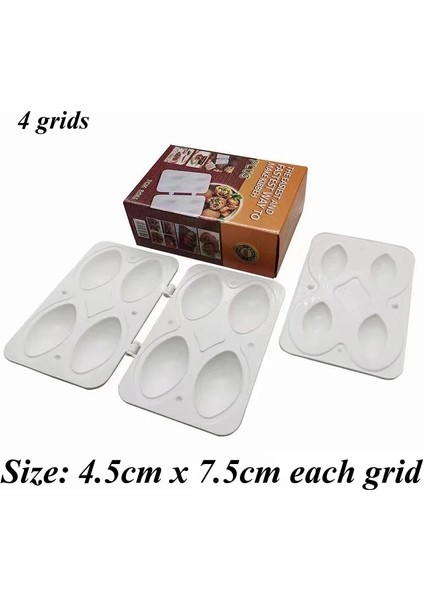 3 Izgara 7 cm Büyük 3/4/9 Izgaralı Köfte Makinesi Manuel Köfte Kalıp Makinesi Mutfak Aletleri Doldurulmuş Köfte Içli Köfte Yapımcısı Işlemci Rulo Tatlı Dekor (Yurt Dışından)