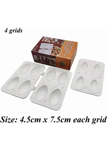 3 Izgara 5 cm Küçük 9 Izgaralar Köfte Makinesi Manuel Köfte Kalıp Makinesi Mutfak Aletleri Doldurulmuş Köfte Içli Köfte Yapımcısı Işlemci Rulo Kek Tatlı Dekor (Yurt Dışından)