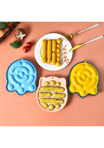 Yellowa Sosis Kalıp Çevre Dostu Isıya Dayanıklı Silikon Baykuş Desen Jambon Asılı Tasarım Kalıptan Çıkarılması Kolay Karikatür Tarzı Sevimli Pişirme Kalıbı (Yurt Dışından)