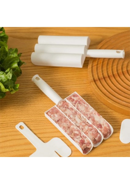 1 Takım 1 Adet Plastik Köfte Makinesi Seti Kızarmış Balık Sığır Eti Yapma Topları Kalıp Kaşık Et Araçları Mutfak Alet Pişirme Aksesuarları (Yurt Dışından)