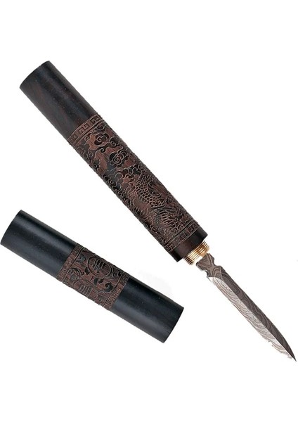 Siyah Paslanmaz Çelik Pu'er Çay Bıçağı Desen Çelik Oyma Çay Iğnesi Şam Çay Bıçağı Çay Seti Aksesuarları (Yurt Dışından) fiyatları
