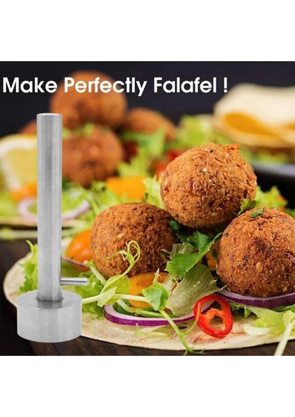 Stil 1 Yeni Köfte Makinesi Büyük Falafel Topu Yapma Kepçe Kalıp Mutfak Aracı Pal Et Presleme Aletleri Paslanmaz Çelik Köfte Makinesi (Yurt Dışından) fırsatları