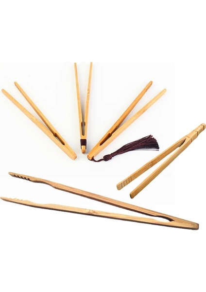 Orta C 1 Pc Bambu Çay Klasörü Büyük Orta Küçük Bambu Çay Klasörü Düz Klip Bükülmüş Klip Çay Seti Aksesuarları (Yurt Dışından)