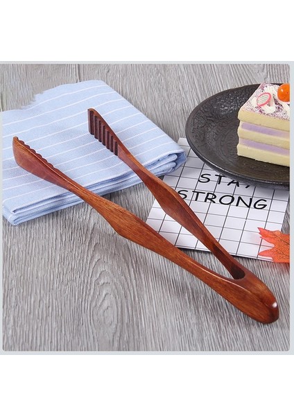 17 cm 1 Adet Bambu Teaware Çay Klipleri Ahşap Tost Maşası Ahşap Tost Makinesi Simit Pastırma Sıkacağı Şeker Buz Çay Maşası (Yurt Dışından)