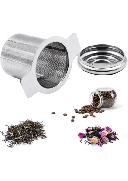Gümüş 6 Paket Gevşek Yaprak Çay Filtreleri, Paslanmaz Çelik Çay Sepeti Filtreler Çaydanlıklara Asmak Için Çay Süzgeci Daha Dik (Yurt Dışından) fırsatları