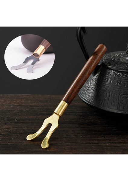 Gümüş Çaydanlık Kapak Klipsi Ahşap Saplı Çaydanlık Kapak Çatal Dökme Demir Japon Su Isıtıcısı Kung Fu Sıcak Çaydanlık Isı Yalıtımı (Yurt Dışından) modelleri