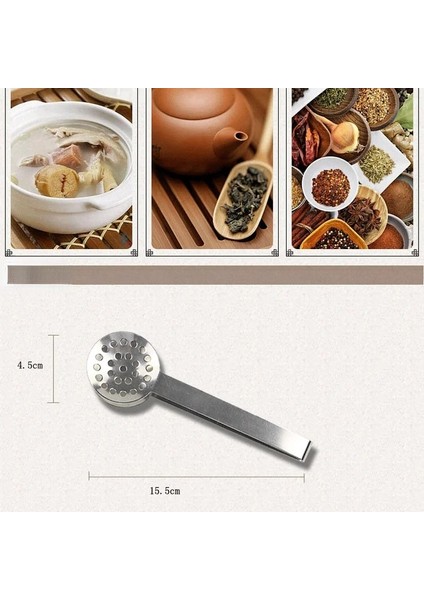 1 Adet Paslanmaz Çelik Çay Poşeti Sıkacağı Çay Poşeti Maşa Tutucu Herb Kavrama Mutfak Aracı Limon Dilim Klip (Yurt Dışından)
