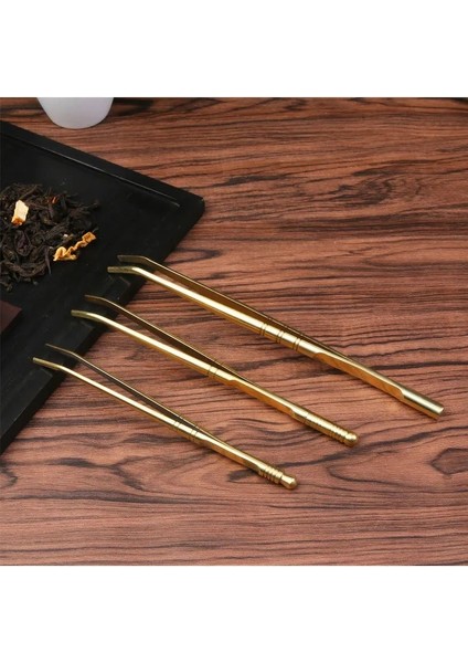 Xl Saf Bakır Çay Klip Çay Seti Aksesuarları Çay Cımbız Çay Yapma Araçları Çay Bardağı Klip Çay Töreni Altı Beyler Set (Yurt Dışından)