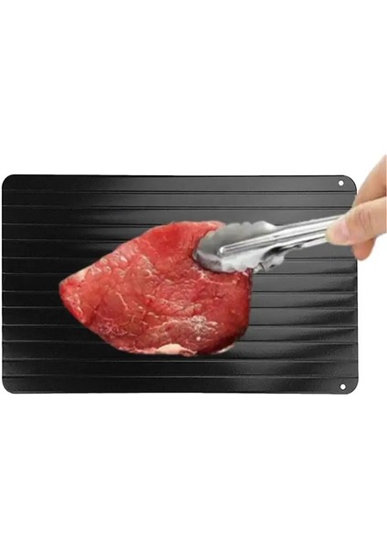 Siyah L Yeni Gıda Buz Çözme Plaka Levhası Hızlı Buz Çözme Tepsisi Et Meyve Tabağı Tahtası Buz Çözme Hızlı Zaman Tasarrufu Alüminyum Alet Mutfak Gadget'ı (Yurt Dışından) indirimleri