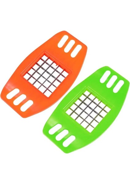 Rastgele Renk 4 Adet 2/4/6 Adet Manuel Paslanmaz Çelik Kırışık Dilimleme Bıçağı Mutfak Robotu Patates Cipsi Dilimleme Fransız Fry Maker Hamur Sebze Meyve (Yurt Dışından)