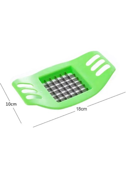 Rastgele Renk 4 Adet 2/4/6 Adet Manuel Paslanmaz Çelik Kırışık Dilimleme Bıçağı Mutfak Robotu Patates Cipsi Dilimleme Fransız Fry Maker Hamur Sebze Meyve (Yurt Dışından)