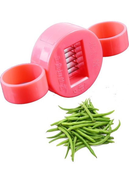Kırmızı Paslanmaz Çelik Çok Fonksiyonlu Mutfak Aracı Sebze Meyve Patates Yeşil Fasulye Soyucu Rende Şalgam Kesici Dilimleme Kavun Gadget (Yurt Dışından)