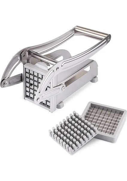 Gösterildiği Gibi Manuel Patates Kesici Paslanmaz Çelik Patates Kızartması Dilimleme Patates Cipsi Makinesi Et Kıyıcı Dicer Kesme Tezgahları Mutfak Için (Yurt Dışından)