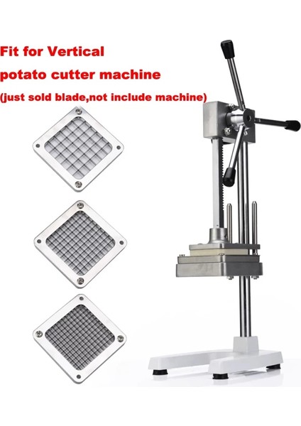 14MM Kesici Bıçaklar Manuel Dikey Patates Kızartması Makinesi Patates Doğrayıcı Parçalayıcı Dilimleme Patates Cipsi Makinesi Kesici Bıçak (Yurt Dışından) fırsatları