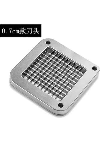 0.7 Kesici Patates Kızartması Kesme Makinesi Bıçağı Kesici Itme Aksesuarları 1 Adet (Yurt Dışından)