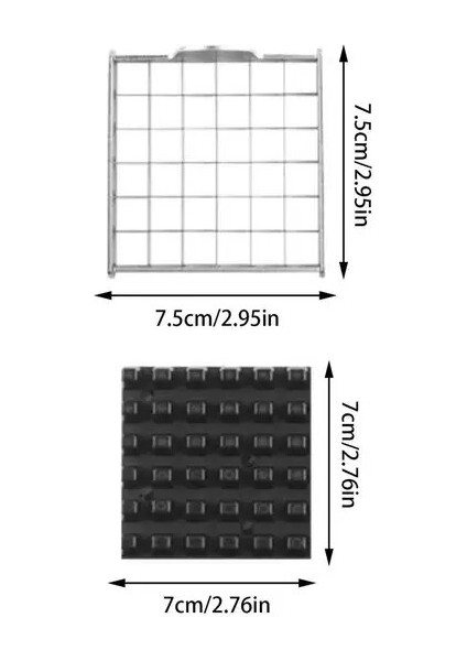 36 Delik Manuel Kesici Paslanmaz Çelik Patates Kızartması Dilimleme Patates Cipsi Makinesi Et Kıyıcı Dicer Kesme Makinesi Pişirme Aracı Mutfak (Yurt Dışından)