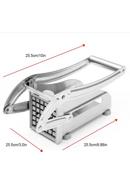 Gösterildiği Gibi Manuel Patates Kesici Paslanmaz Çelik Patates Kızartması Dilimleme Patates Cipsi Makinesi Et Kıyıcı Dicer Kesme Tezgahları Mutfak Için (Yurt Dışından) fiyatları