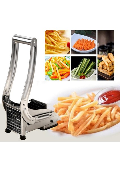 Mor Paslanmaz Çelik Fransız Kızartma Kesici Patates Kızartması Dilimleme Patates Cipsi Şerit Dilimleme Manuel Sebze Kesici Mutfak Aksesuarları (Yurt Dışından) modelleri