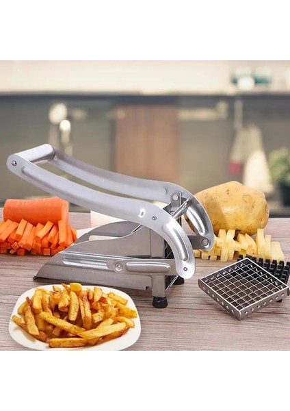 Mor Paslanmaz Çelik Fransız Kızartma Kesici Patates Kızartması Dilimleme Patates Cipsi Şerit Dilimleme Manuel Sebze Kesici Mutfak Aksesuarları (Yurt Dışından) indirimleri