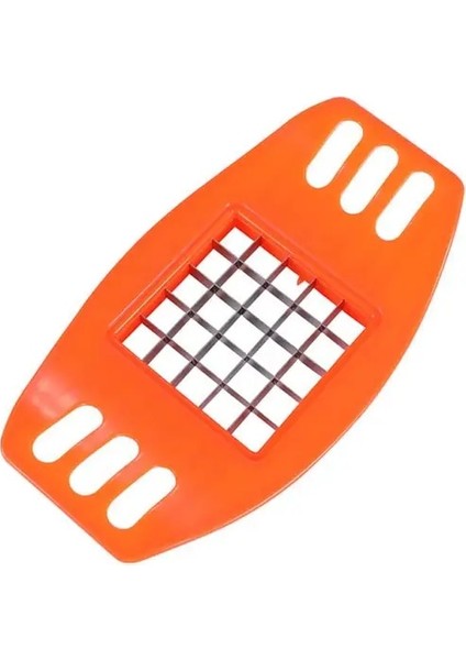 Rastgele Renk 18X10X3 cm Patates Cipsi Kızartma Aksesuarları Paslanmaz Yapma Kesici Havuç Kıyıcı Alet Mutfak 1 Adet Çip Aracı Sebze Kesici Fransız Çelik (Yurt Dışından)