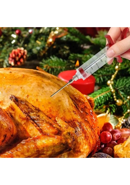 Iğne Türkiye Enjektör Domuz Eti Biftek Tavuk Sosu Baharat Enjeksiyon Mutfak Pişirme Sosu Turşusu Enjeksiyon Aksesuarları Barbekü Et Için (Yurt Dışından)