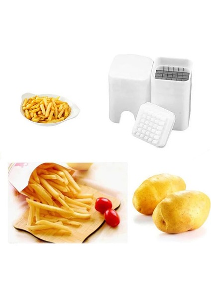 C0573-1C Patates Kızartması ve Patates Cipsi Dilimleme Patates Dilimleme Sebze Dilimleme Mutfak Aracı Ince Ev Sebze ve Meyve Dilimleme Dilimleyici (Yurt Dışından)